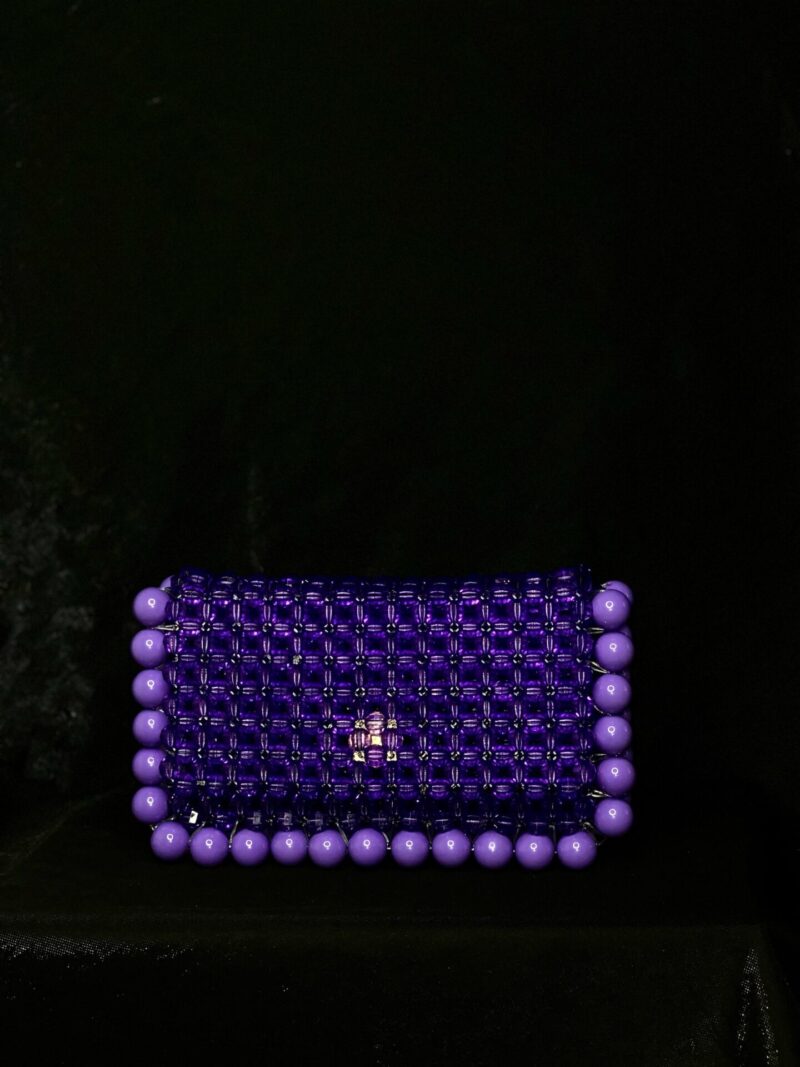 Donna MIDI Clutch Violet Purple - Image 3