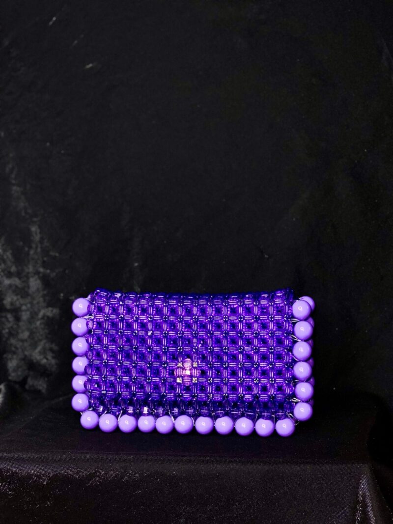 Donna MIDI Clutch Violet Purple - Image 2