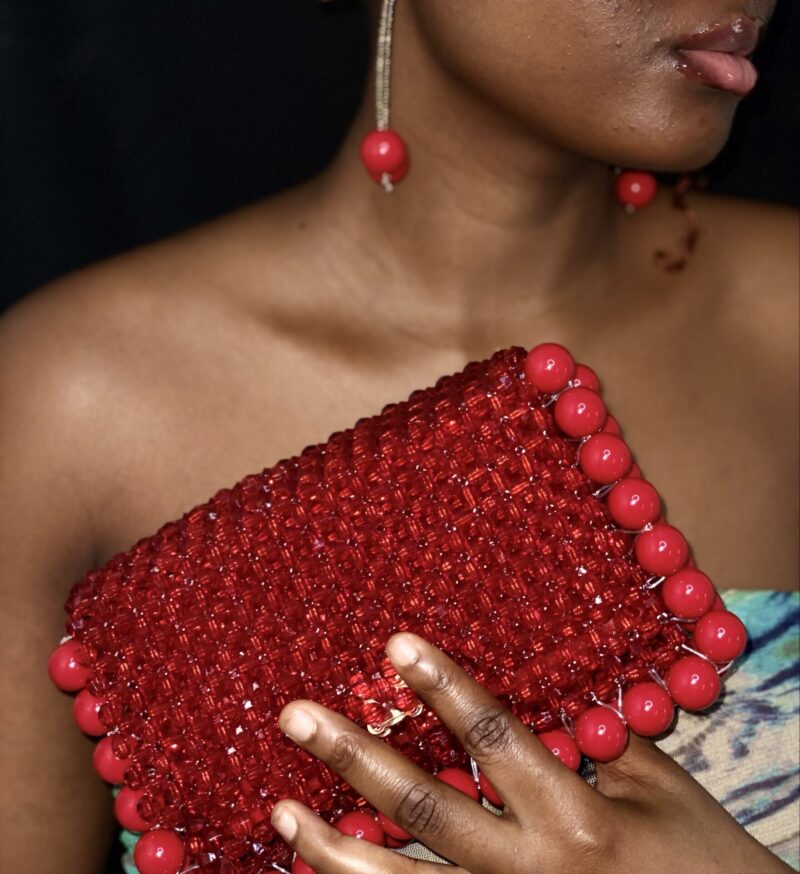 Donna Midi Clutch Blood Red - Image 3