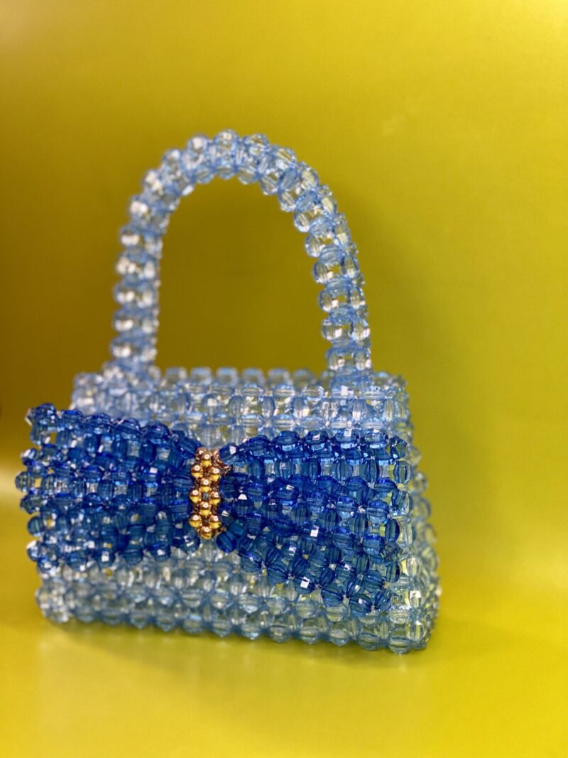 Bow Micro Blue Bag - Image 4