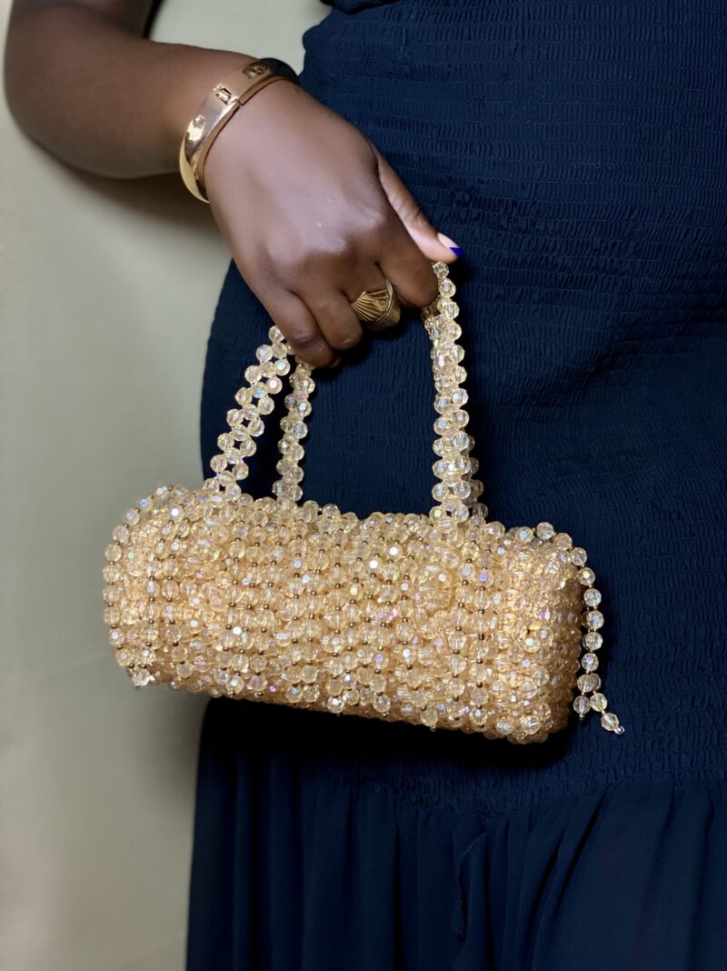 Obiageli Fringe Purse - Gold - Image 3