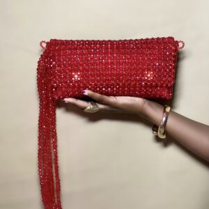 Ikoyi Fringe Clutch – Ruby S. Sikamore