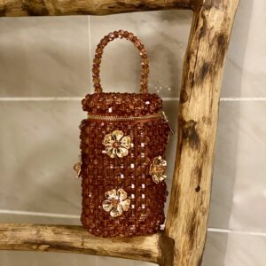 Simi Flower Bucket Bag – Brown S. Sikamore