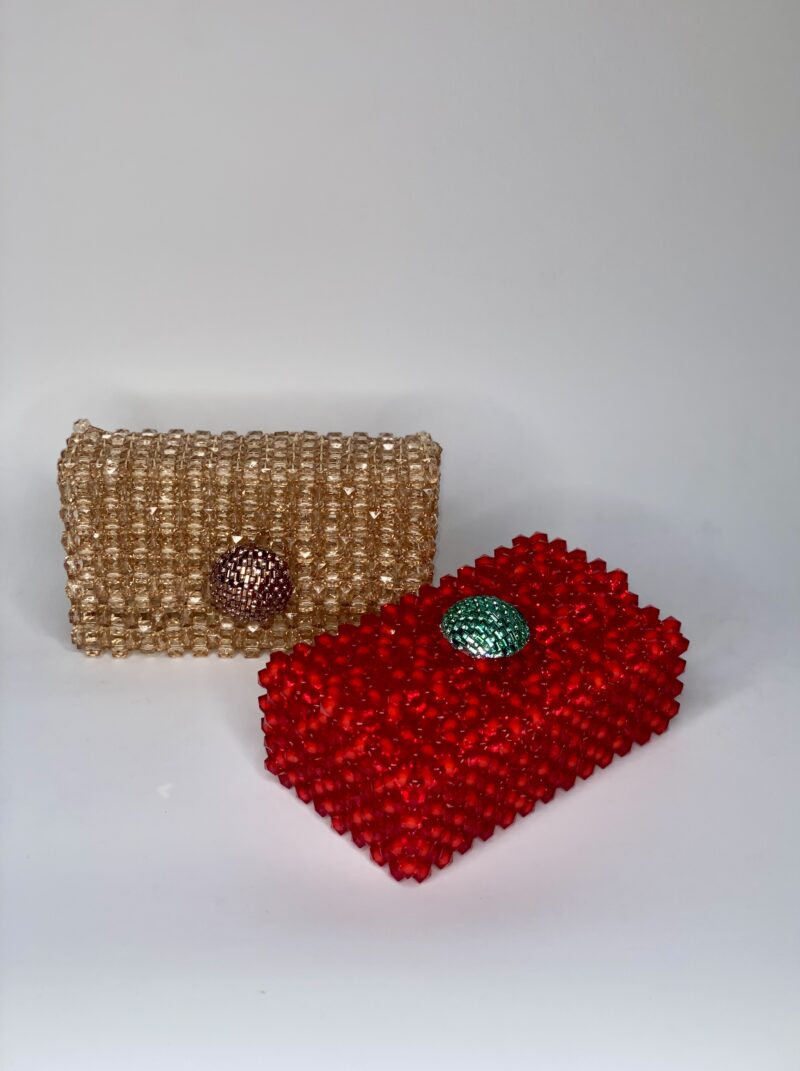 Adah Jewel Clutch - Red - Image 2