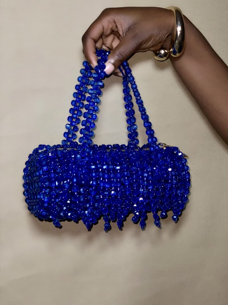 Obiageli fringe purse - Rich Blue