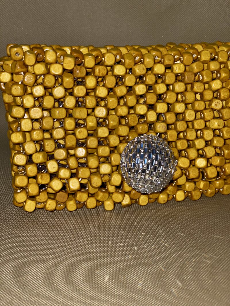 Adah Jewel Clutch - Wooden - Image 2