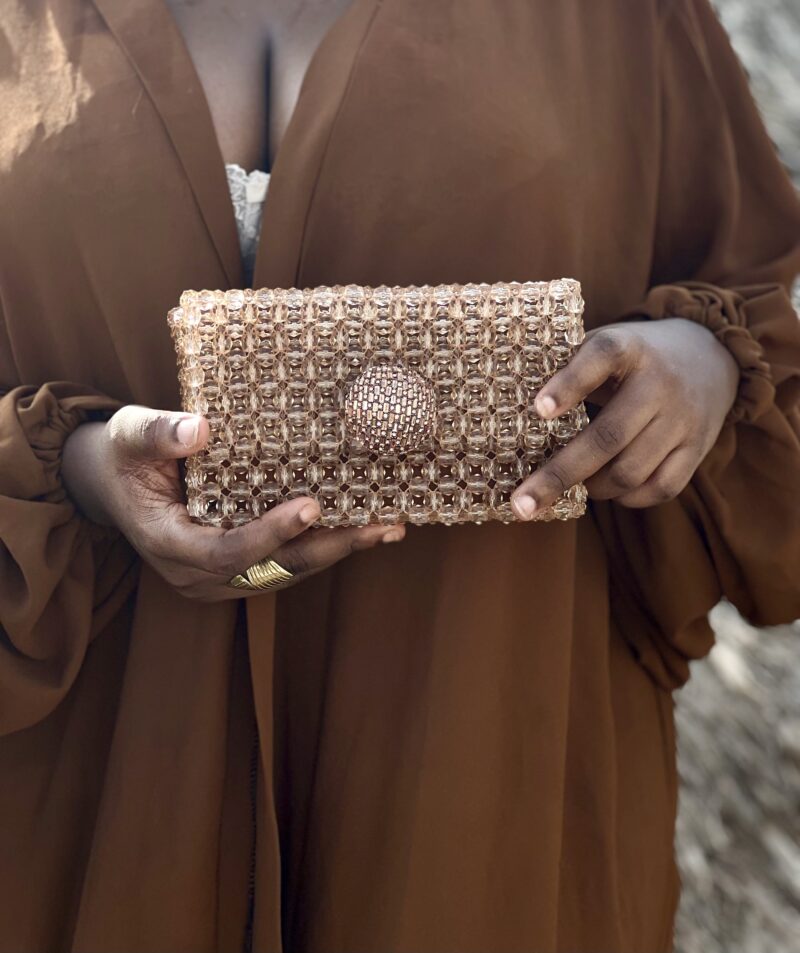 Adah Jewel Clutch - Gold - Image 2