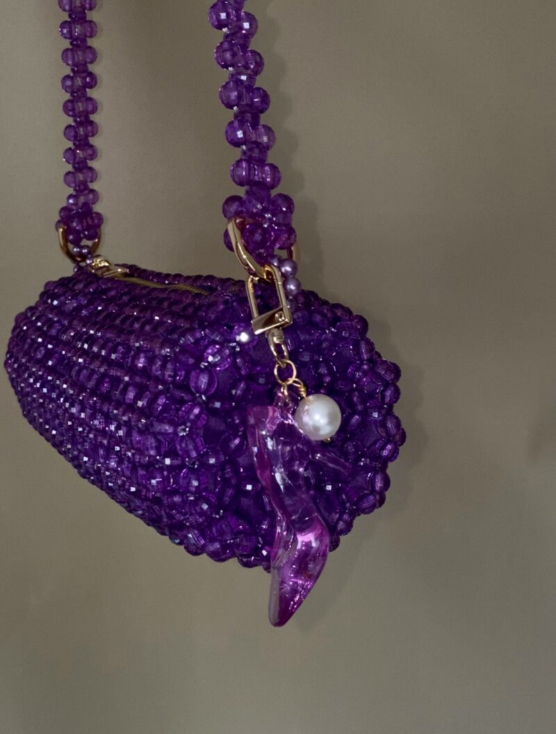 Court Shoe Charm - Purple - Image 3