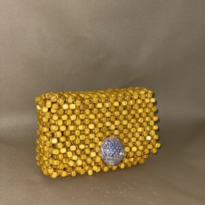 Adah Jewel Clutch – Wooden S. Sikamore