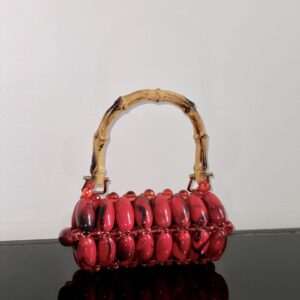 Super-mini Uma bag Red S. Sikamore