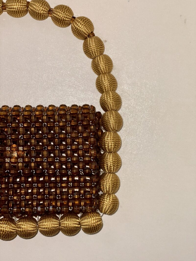 Bubble Pearl Bag - Brown - Image 3