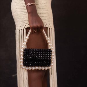 Bubble Pearl Black Bag S. Sikamore