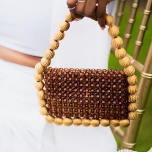 Bubble Pearl Bag – Brown S. Sikamore