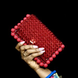 Donna Midi Clutch Blood Red S. Sikamore