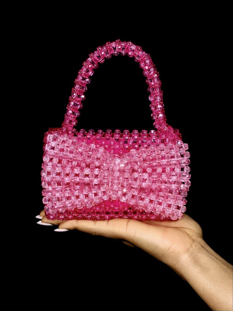 Bow Mini Bag - Hotbaby Pink